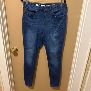 Song curvy high rise skinny jeans